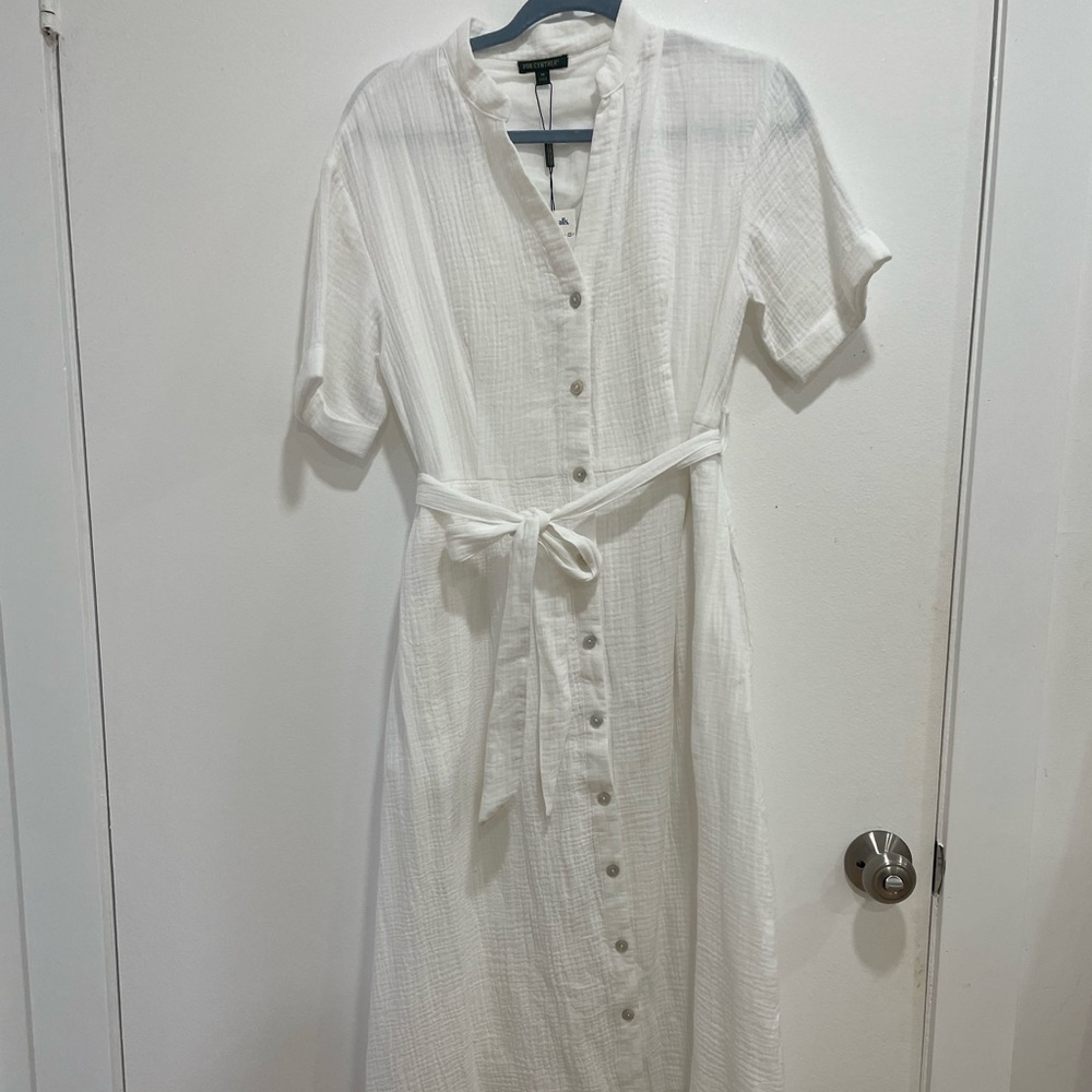 White summer dress